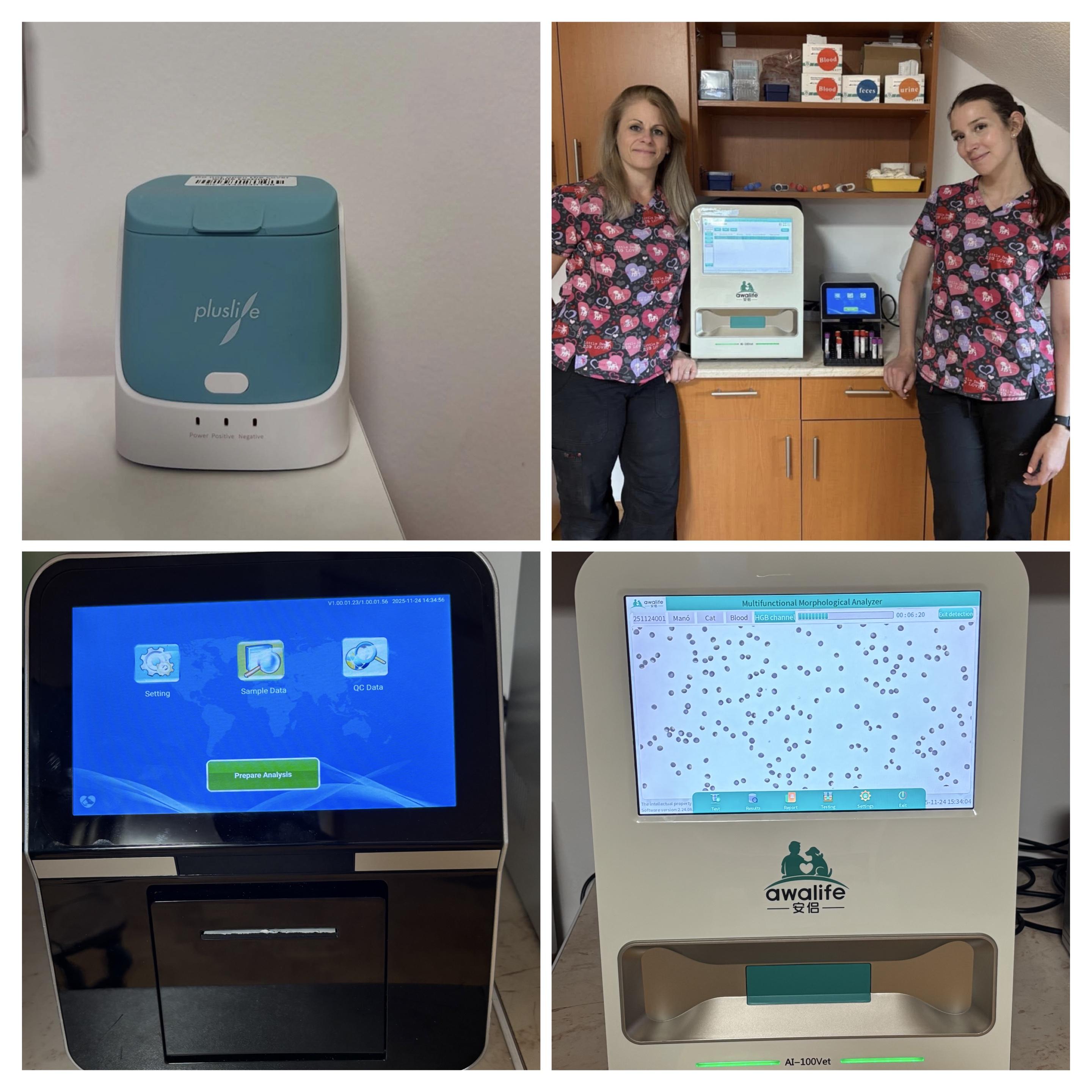 Labor vizsgálatok helyben, illetve akkreditált laborban